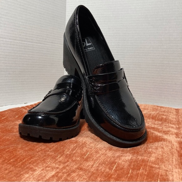 Dirty Laundry Shoes - Dirty Laundry Illena Black Patent Loafers | Block Heel | Y2K